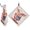 Cartoon Pig with USA Flag, variant on Haosy 2 Pack Magnetic Golf Towel Absorbent Microfiber Waffle Pattern Carabiner Clip Golf Towel 18" x 18", Orange Green on Cream Squares