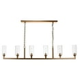 thumbnail image 5 of Jamie Young Co Linear 6-Light Modern Metal/Glass Chandelier in Oil Rubbed Bronze, 5 of 5