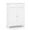 White, variant on Costway Bathroom Floor Cabinet Freestanding Storage Organizer with 2 Doors Storage Cabinet Black