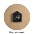 thumbnail image 3 of Britimes Reloj De Pared Redondo Elegante Reloj De Pared Redondo Vintage Reloj De Pared Vintage Sin Tictac Reloj De Pared Colgante Vintage Granja Reloj De Pared Decoración Del Hogar Para Sala De Estar Noticed HA026951-01, 3 of 7