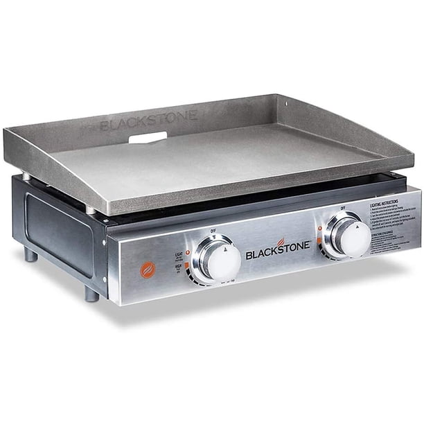 Blackstone 1666 Tabletop Griddle With Stainless Steel Front Plate 22 Walmart Com Walmart Com
