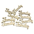 thumbnail image 4 of Minnieouse Paquete de 10 rebanadas de natural decoración familia palabra letras adornos granja fiesta arte decorativo artesanía regalo Accesorios de disfraces Minnieouse  AP010804-00, 4 of 6
