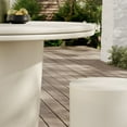 thumbnail image 6 of Modway Brion 5-Piece Indoor/Outdoor Concrete Dining Table Set in White, 6 of 10