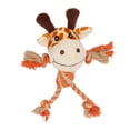 thumbnail image 4 of Squeaky Plush Dog Toy, Splicing Skin Friendly Dog Toys 3D Easy To Clean Bite Resistant  For Pets Giraffe, 4 of 8