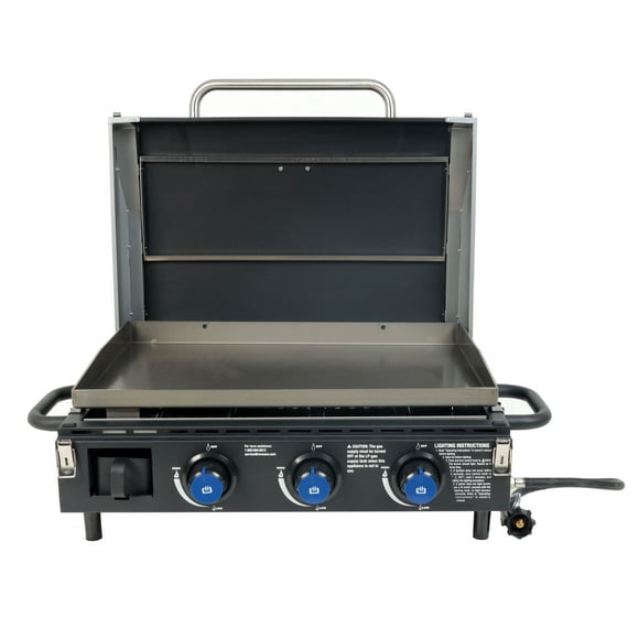 Razor 34.5" Triple Burner Portable Tabletop Outdoor Griddle for Backyard Cooking & Camping
