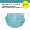 Disposable 3 Ply Mask- 50 Pack