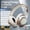 White, variant on Graffiti Style Over-Ear Headphones Wireless Bluetooth 5.3 Hi-Fi Stereo Sound 30-Hour Playtime Built-in Mic for Hands-Free Calls