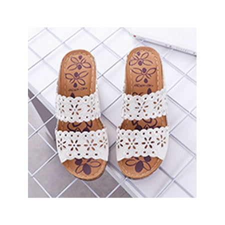 

UKAP Womens Ladies Flatforms Sandals Slip On Summer Chunky Platform Wedge Espadrilles