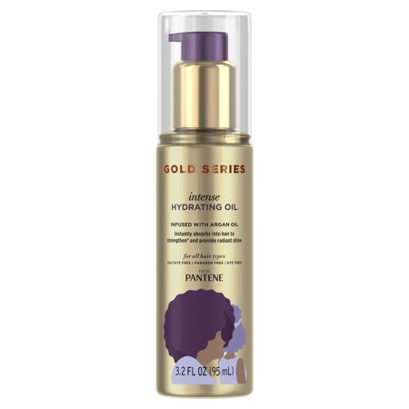Pantene Pro-V Intense Hydrating Oil Treatment, Gold Series, 3.2 Fl Oz