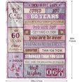 thumbnail image 2 of LHSHID 60th Family Birthday Ideas Blanket Gift 60x80in, 2 of 7