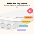 thumbnail image 5 of Dream On Me Snug Support Crib and Toddler Mattress, Paisley, 5 of 8