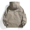 Divhosrg Men's Camping Jackets Waterproof Windbreaker Rain Jacket