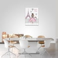 thumbnail image 4 of Pink Eiffel Tower Wall Art Romantic Paris Fashion Women Canvas Wall Decor Butterfly Eiffel Tower Picture Painting Print Modern Atwork For Girls Women Room Bathroom Office Framed Ready to Hang 12"x16", 4 of 6