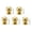 Gold, variant on Piwvid 5-Pack Champagne Bronze Satin Brass Cabinet Knobs, Elegant Round Drawer Pulls, Matte Finish Hardware for Kitchen, Wardrobe & Furniture