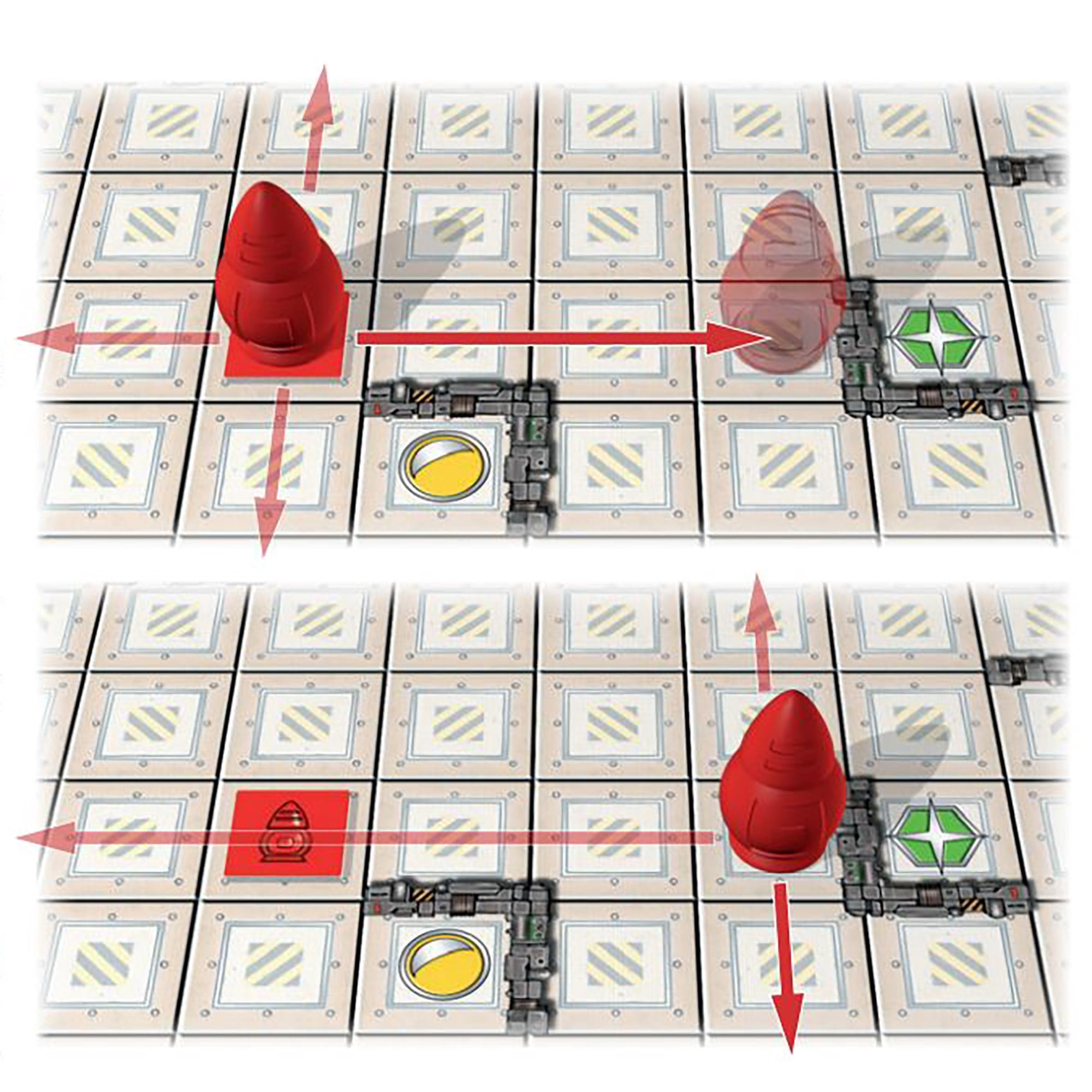 Rio Grande Games: Ricochet Robots - Abstract Strategy Board Game, Moving Robots, Find The Shortest Route, Party Game, Ages 14+, 1-100 Players