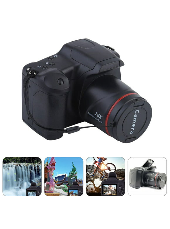 Digital Cameras for Photography, 16MP Video Camera for Vlogging, Professional Small Camera, Wide-Angle & Macro Lens