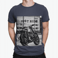 thumbnail image 2 of Mens Motorcycle Graphic Short Sleeve Tee Shirt, 2 of 6