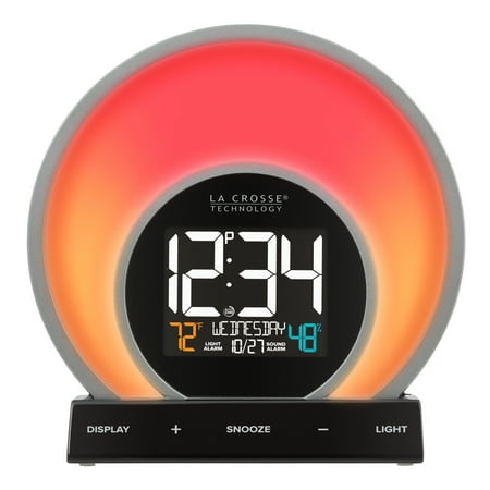 La Crosse Technology C80994 Digital Soluna Sunrise & Sunset Light Alarm Clock...