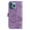 thumbnail image 4 of SaniMore for iPhone 14 Pro Max 6.7" Magnetic Wallet Case, PU Leather Case with Card Slot Kickstand & Wrist Strap Shockproof Protective Case for 14 Pro Max Women Girls, Purple, 4 of 7