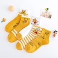 thumbnail image 2 of 5 pares de Disney Mickey Minnie punto calcetines de dibujos animados Anime calcetines para niñas NIÑOS Calcetines de algodón antideslizante calcetines para niños 2-12Y heqiyong LED, 2 of 2