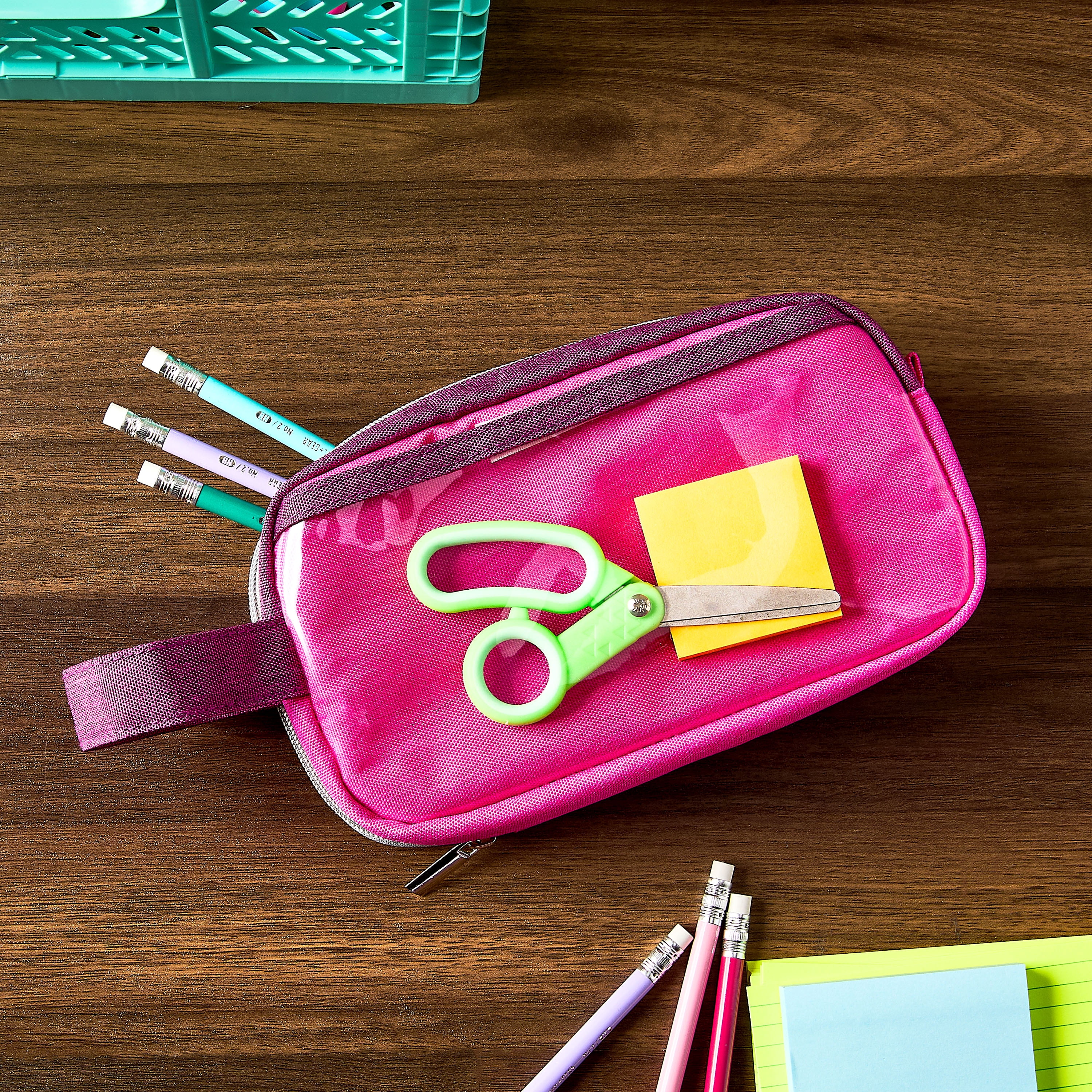Pen+Gear Large Pink Pencil Pouch
