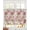 White Red, variant on Pink Spring Floral Sheer Curtains 54 Inch Length 2 Panels Set for Living Room/Bedroom, Vintage Summer Botanical Kitchen Curtains Grommet Semi-Sheer Curtains Drapes Voile Window Treatments 42"x54"x2