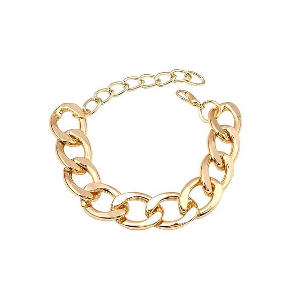 Sonducket de cadena ajustable Diseño simple portátil Brazalete de estilo punky Decoración de muñeca de viaje Joyería Regalo de cumpleaños Ropa, zapatos y accesorios Miscelánea Oro Sonducket AP015506-01B