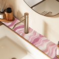 thumbnail image 2 of Yayeee Faucet Mat for Kitchen Sink 30" Diatomite Long Splash Guard Pad, Soft Brown Pattern, 2 Pack, 2 of 7