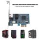 thumbnail image 3 of Tarjeta Wifi Desktop Tarjeta de Red Ethernet Tarjeta Ethernet Rápida Ethernet Adaptador de red Ethernet Lan Adaptador Wlan Tarjeta Wifi Para Computadora de Escrionio PC Oficina, 3 of 7