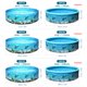thumbnail image 4 of Piscina portátil de plástico duro sin inflación, piscina plegable, piscina familiar, piscina redonda para bebés, niños y adultos, 4 of 7