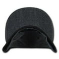 thumbnail image 6 of Decky 1094 6 Panel High Profile Structured Denim Snapback-Black, 6 of 6