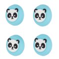 thumbnail image 2 of Poignée de Pouce en Silicone, 4 Pcs Poignée de Pouce à Thème Panda pour Manette Noir, Bleu, Rose, 2 of 8