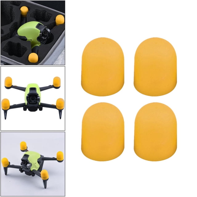 4 piezas Motor de silicon FPV Combo 4 unids/pieza cumple con los estándares de , probado antes del envío amarillo Yotijar Tapa protectora