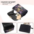 thumbnail image 4 of KUIFORTI Purple Hummingbird Leather Crossbody Bags Soft Portability Medium Flap Crossbody Handbag with Chain Strap Trendy Shoulder Bag for Women for Work Shopping, 4 of 7