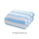 thumbnail image 3 of Toalla de terciopelo 1 pieza a rayas Poliéster grueso absorbente – Secado rápido, sin mudas, suave y mullido 70x140cm Baño de lujo grande, gimnasio, toalla de playa – morado, azul, verde, gris, 3 of 6