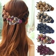 thumbnail image 4 of Pinzas para el pelo con diamantes de imitación para mujeres y niñas, pinzas para el pelo elegantes y gruesas, accesorios para cabello largo, 4 of 10