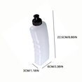 thumbnail image 4 of Wosthever Botella de agua deportiva de 330 ml Botella de agua segura para beber de plástico PP sin BPA Diseño de Botella de agua para Gimnasios en casa, 4 of 6