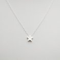 thumbnail image 6 of Naierhg Necklace Simple Anti-rust Women Five Point Star Shape Clavicle Chain for Dating Silver, 6 of 7