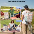 thumbnail image 4 of Cooler Backpack 26 Cans Insulated Backpack Cooler for Men & Women,Mushroom Mesh Coolers Bag for Picnic Lunch Hiking, 4 of 6