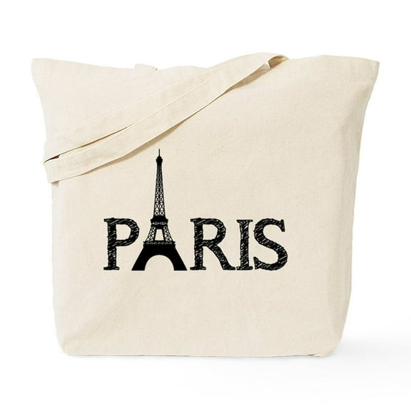 CafePress - Paris Tote Bag - Unisex Canvas Tote Bag, Beige, 1-Piece