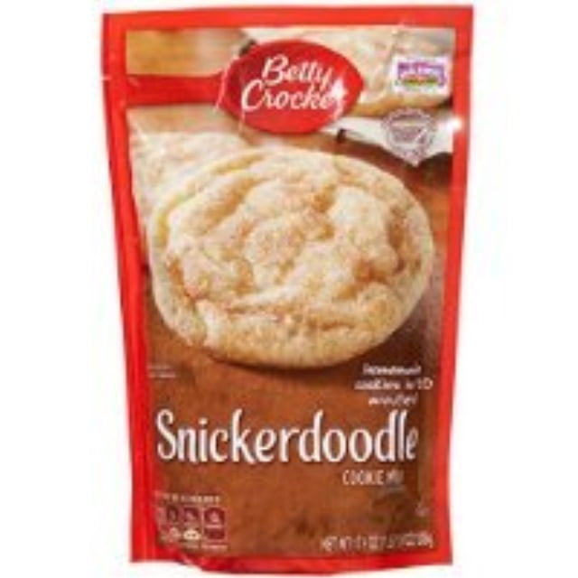 betty crocker snickerdoodle cookie mix, 17.9 oz, 2 pk