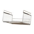 thumbnail image 4 of Cesta de almacenamiento debajo del estante, resistente, portátil y duradera, cesta colgante para lavandería y armario., 4 of 7
