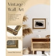 thumbnail image 3 of Decoración mural con forma de gato negro de Simsea, marco dorado vintage, 28 x 36 cm, 3 of 7