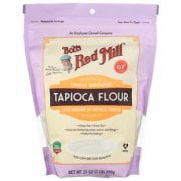 Bob's Red Mill, Flour, Tapioca, Size 16 Oz No Artificial Ingredients Gluten Free (Pack of 4)