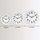 thumbnail image 2 of Reloj de pared AKCISOT, silencioso, no hace tictac, 25 cm, con batería blanca, 2 of 8
