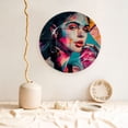 thumbnail image 5 of Yiaed Vibrant Street Art Portrait Print Bone China Decorative Plate Ceramic Dinner Plates Art Crafts with Display Stand-7in, 5 of 6