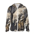 thumbnail image 1 of Fotbe Graceful Snow Leopard Chaqueta con Protección Solar UPF 50+ para Hombre y Mujer, Camisa con Capucha y Bolsillos-XX-Large, 1 of 7