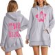thumbnail image 1 of WILLBEST Vestido Verano Mujer Sudadera Con Capucha Y Letras Estampadas Informales Para Mujer, 1 of 3