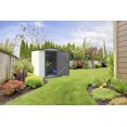 thumbnail image 2 of EZEE Shed Steel Storage 6 x 5 ft. Galvanized Low Gable Cream with Charcoal Trim, 2 of 6