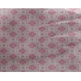 thumbnail image 4 of oneOone Georgette Viscose Pink Fabric Geometric Check Fabric For Sewing Printed Craft Fabric By The Yard 42 Inch Wide, 4 of 4